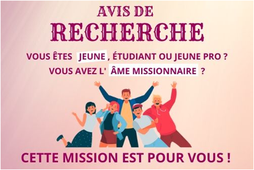 A pourvoir, 2 services ecclésiaux à plein-temps en bénévolat !