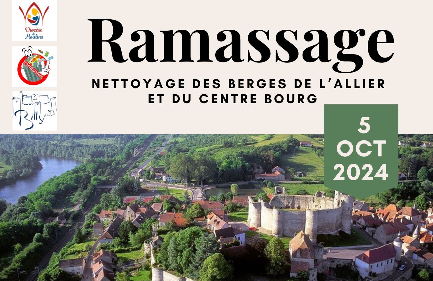 Journée Laudato Si Ramassage Berges Allier