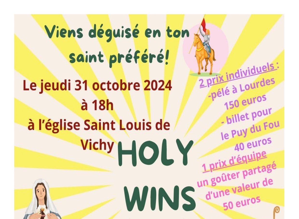 HOLY WIN  31 OCTOBRE 2024  CATÉCHÈSE