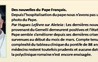 image nouvelles du pape François