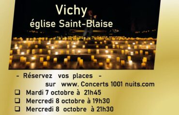 image concerts 1001 bougies Vichy 7 et 8 octobre