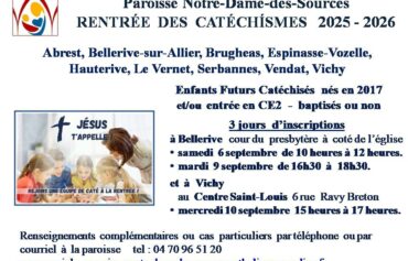image entrée des catéchismes 2025 2026