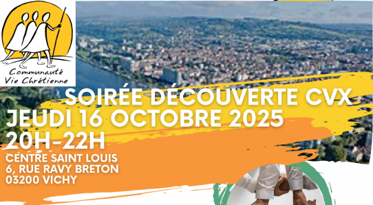 Soirée Découverte CVX Communauté Vie Chrétienne