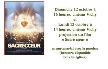 Film Sacré Coeur 12 et 13 octobre image