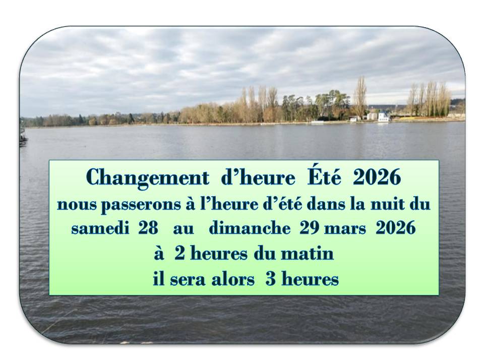 changement heure d'été