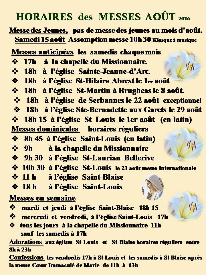 image horaires messes verticale Août 2026