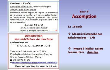 image spéciale 15 août 2026