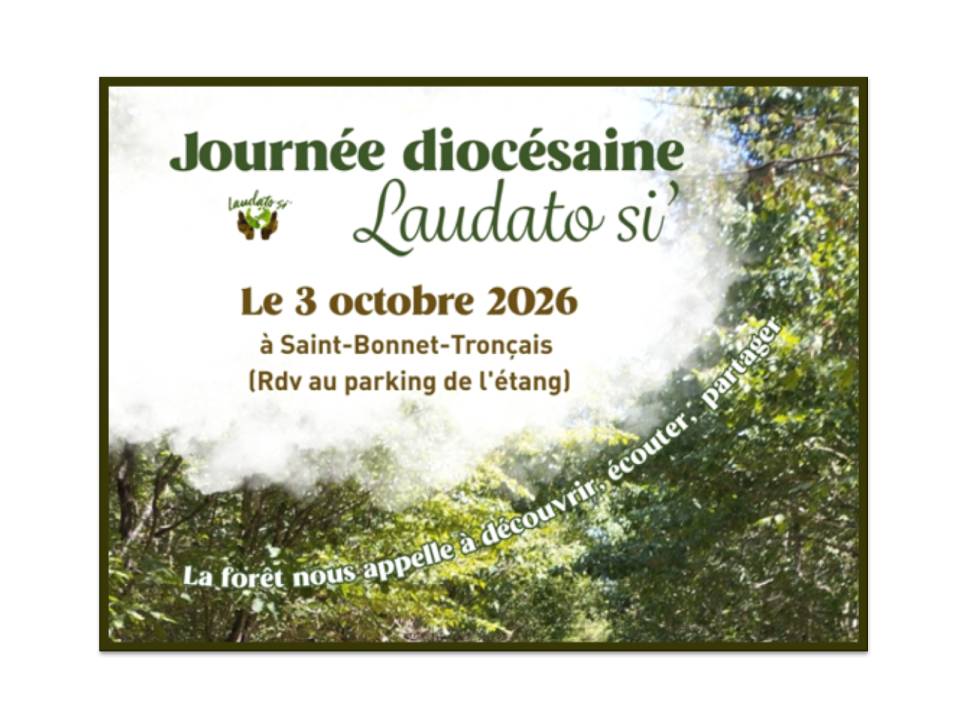 "Laudato Si" Pierre-Marie Genoud - 3 octobre Journée diocésaine