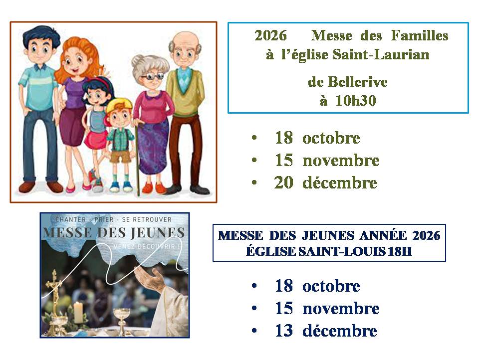 image 2026 familles messes jeunes